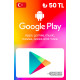 Google Play Gift Card ₺50 TL [TR]